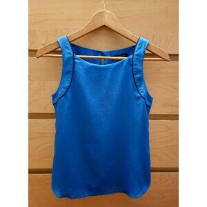 Banana Republic Blue Sleeveless Lined Shell Top XXSP EUC